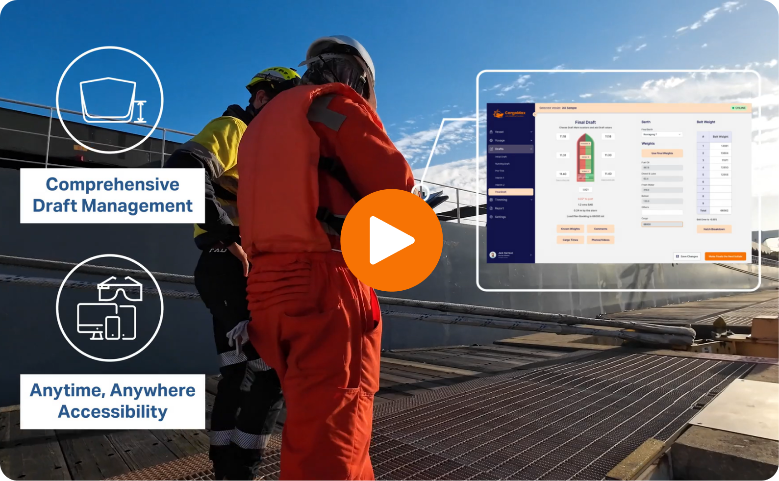 Maritime professional using CargoMax